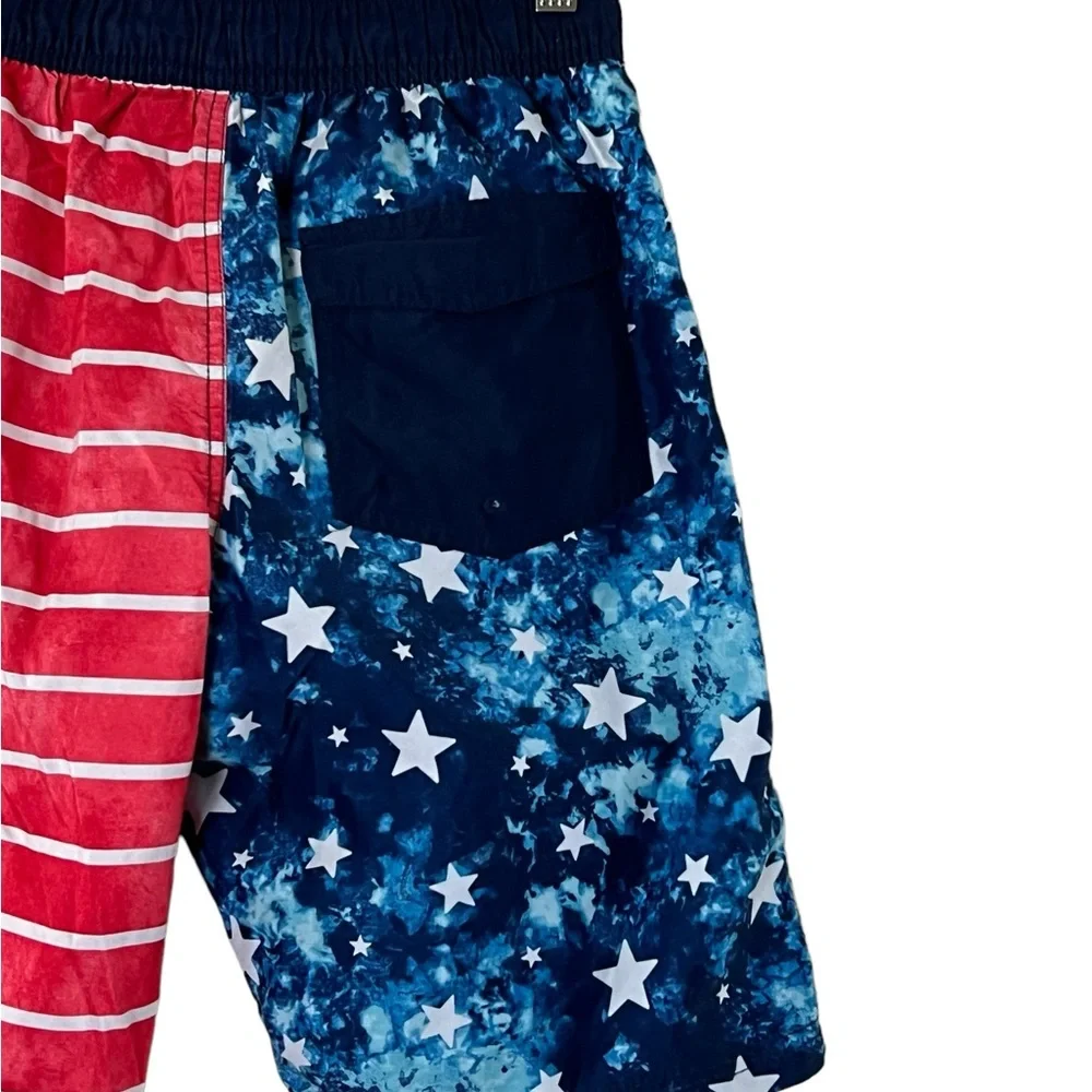 Cat & Jack | Patriotic American flag swim trunks boy’s size large 12/14